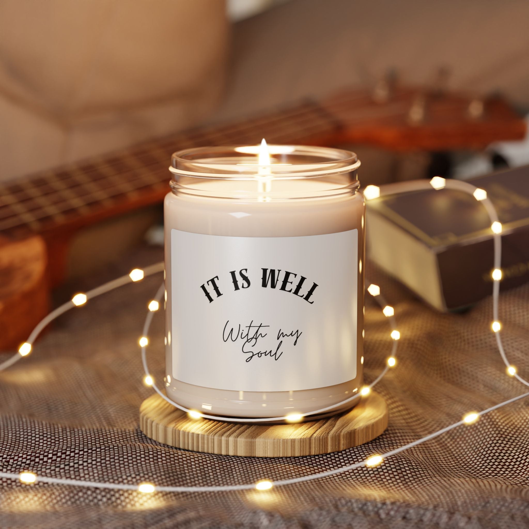 It Is Well Soy Candle — 9oz Scented Jar (With My Soul)