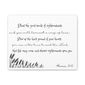 Hosea 10:12 Bible Verse Canvas Wall Art — 'Plant the Good Seeds of Righteousness' Matte Stretched Canvas