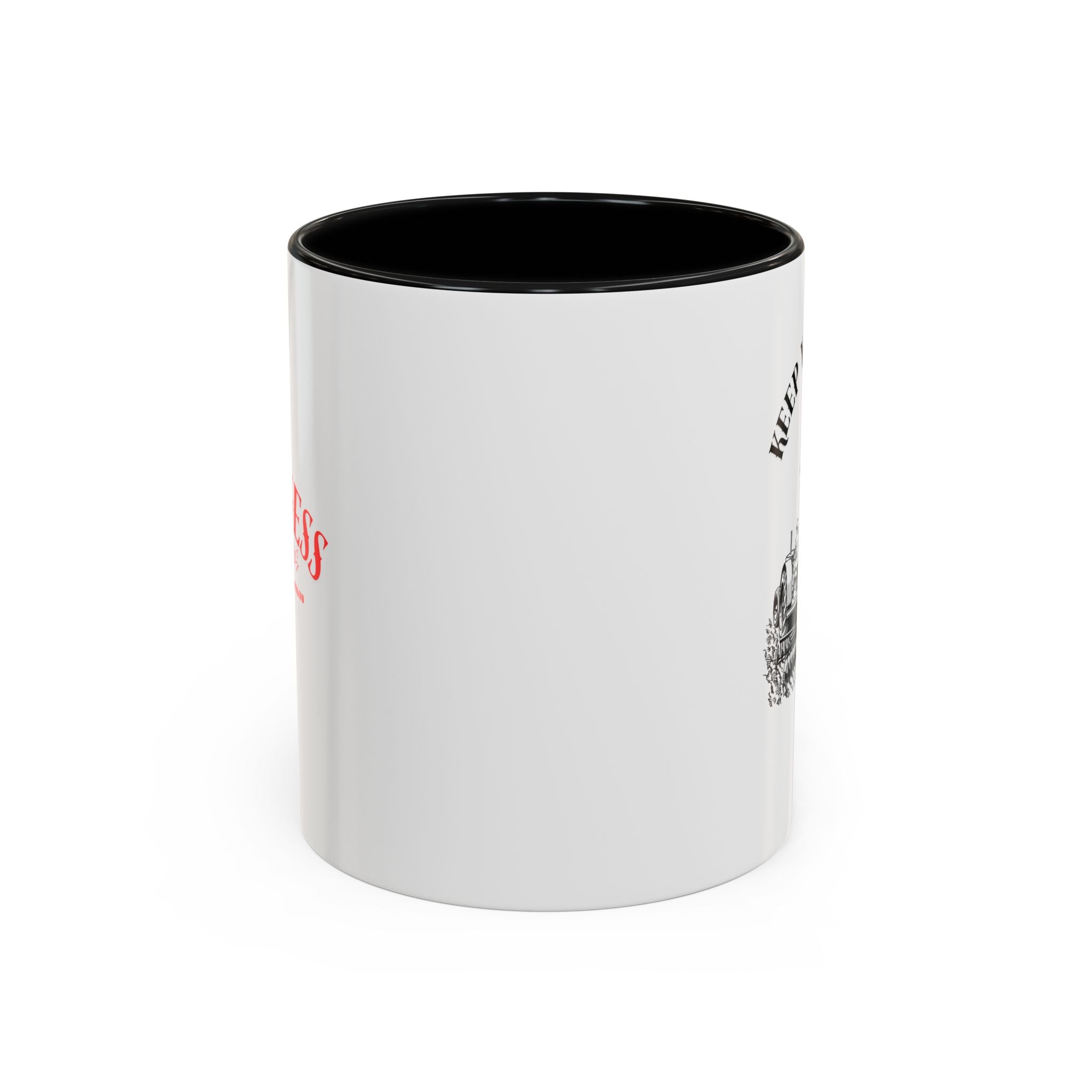 Keep Your Plow Coffee Mug — Vintage Tractor Farm Lover Accent Mug