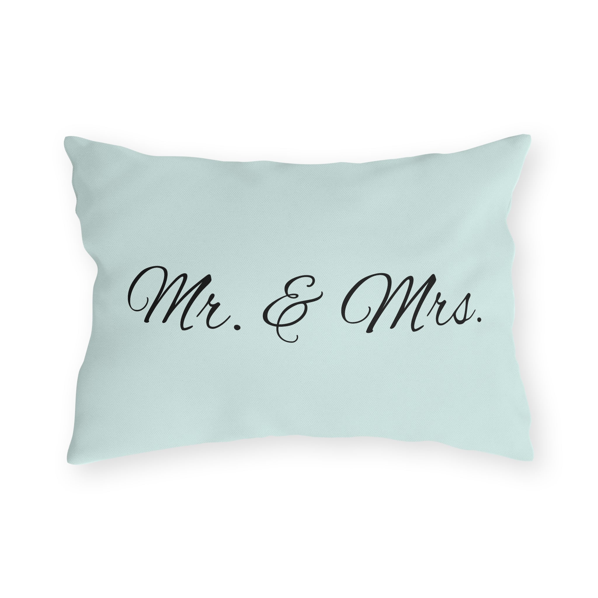 Outdoor Pillow — "Home Sweet Home" Monochrome Decorative Cushion for Porch & Patio
