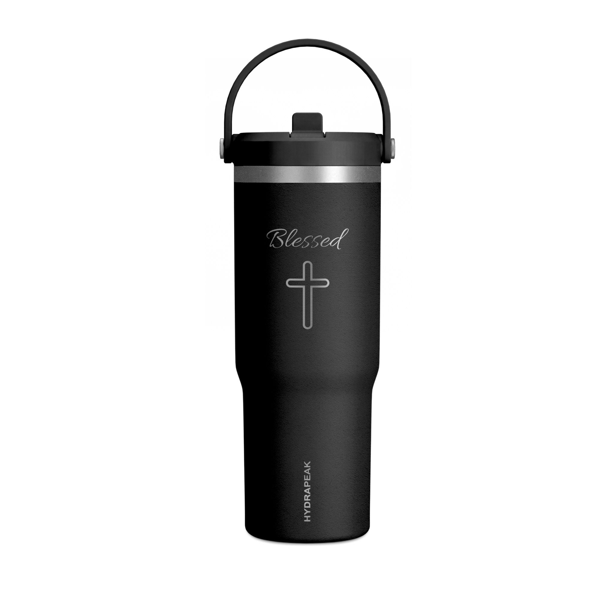 Blessed Cross 32oz Tumbler — Insulated Nomad Travel Cup
