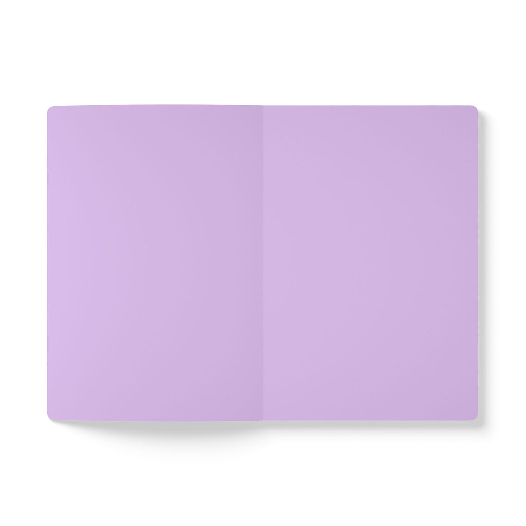 Cow Sketch Softcover Journal — "I can do all things" Inspirational Christian Notebook