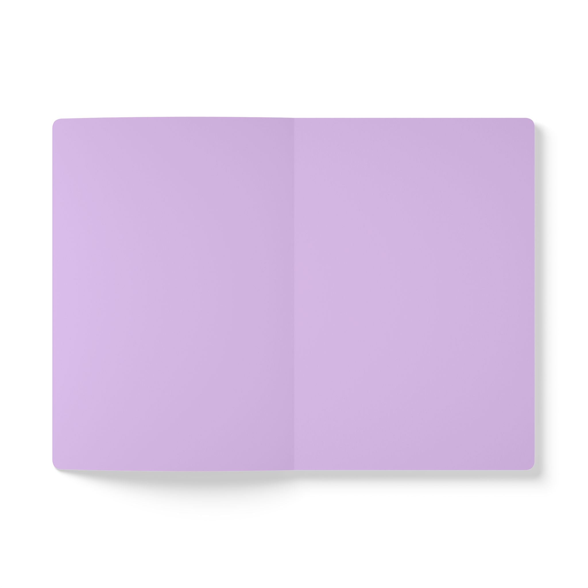 Cow Sketch Softcover Journal — "I can do all things" Inspirational Christian Notebook