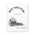 Canvas Wall Art - "Keep Your Plow in the Ground" Vintage Tractor Farm Print