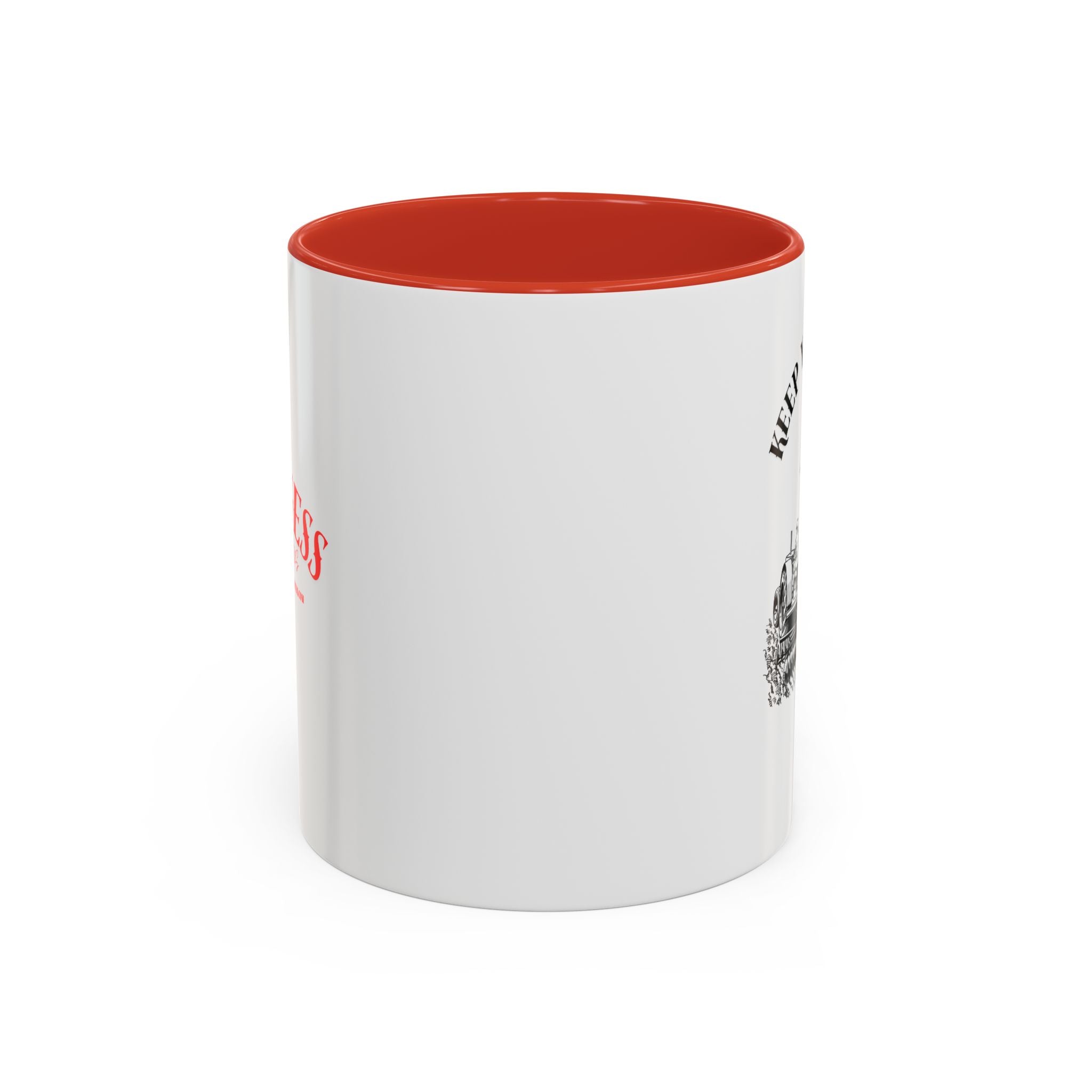 Keep Your Plow Coffee Mug — Vintage Tractor Farm Lover Accent Mug