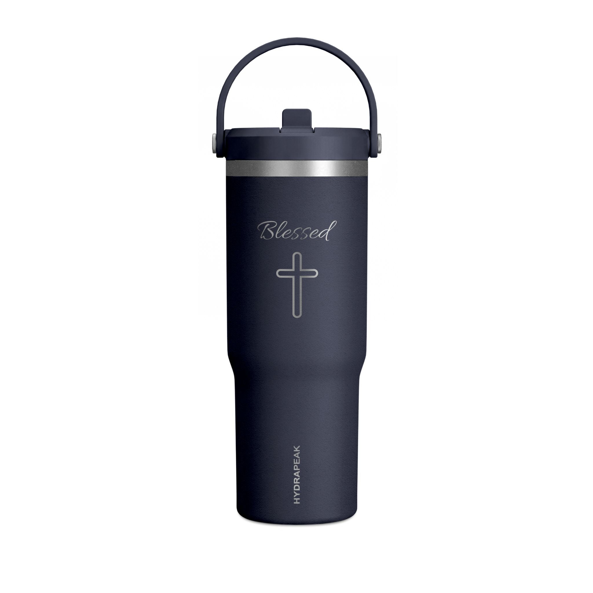 Blessed Cross 32oz Tumbler — Insulated Nomad Travel Cup