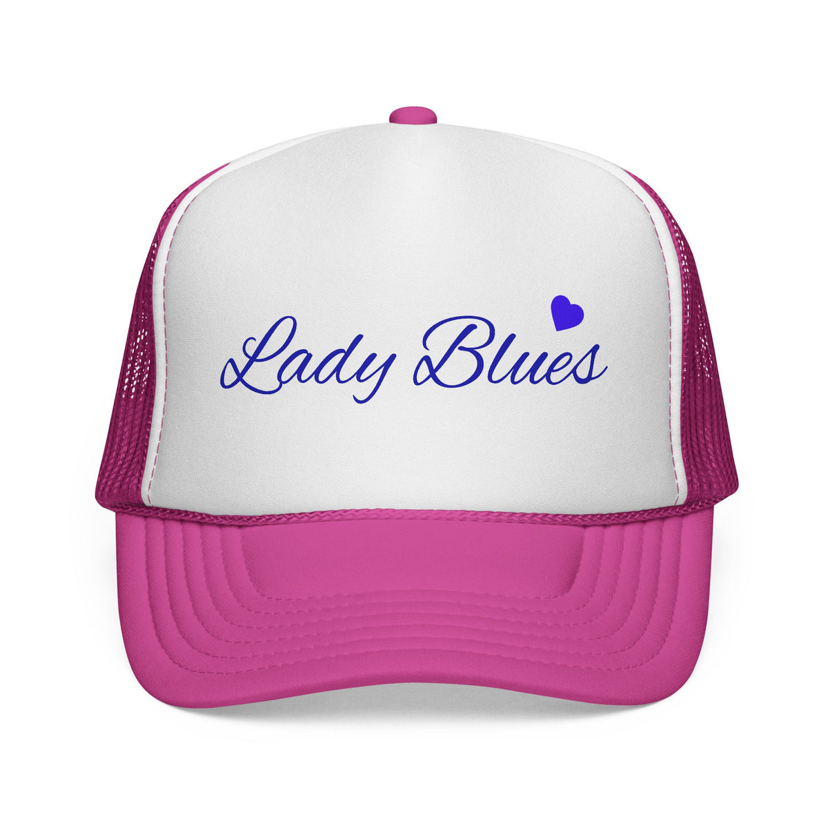 "Lady Blues" Script Mesh Baseball Hat