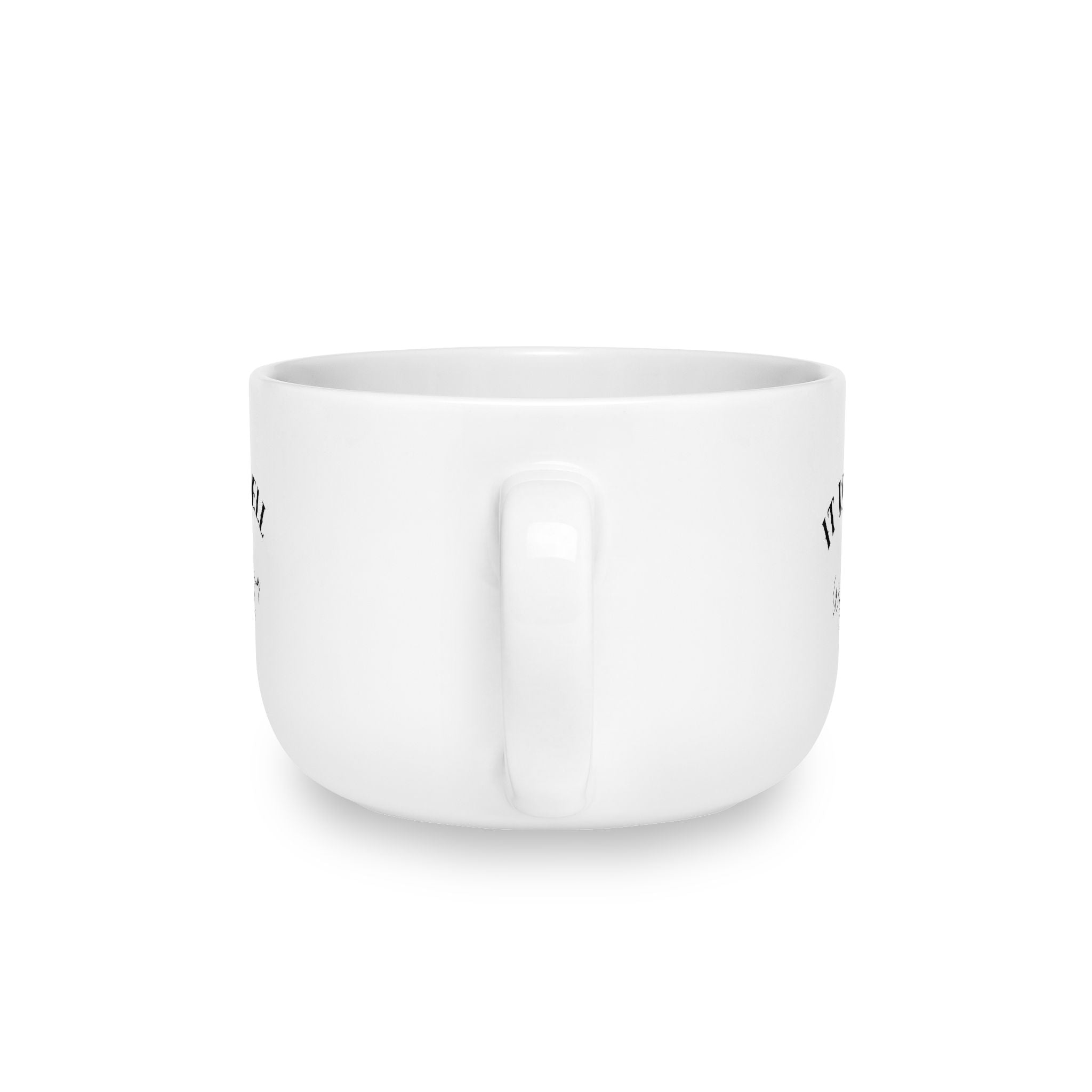 It Is Well Ceramic Latte Mug – 25oz Inspirational Coffee Cup