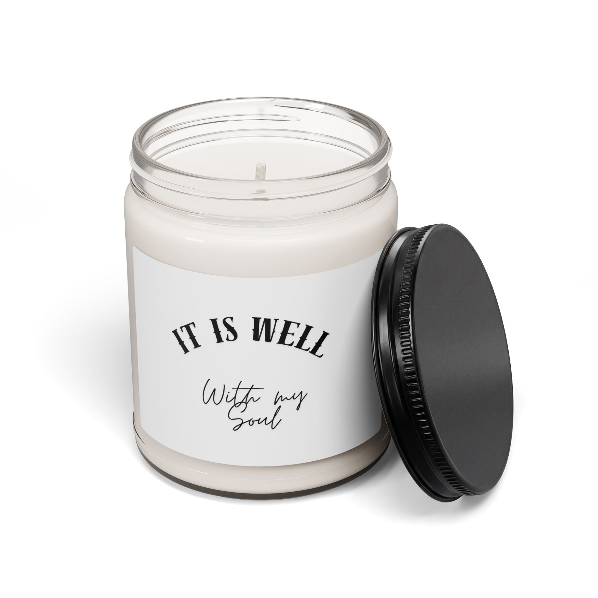It Is Well Soy Candle — 9oz Scented Jar (With My Soul)