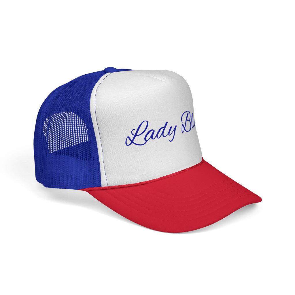 "Lady Blues" Script Mesh Baseball Hat