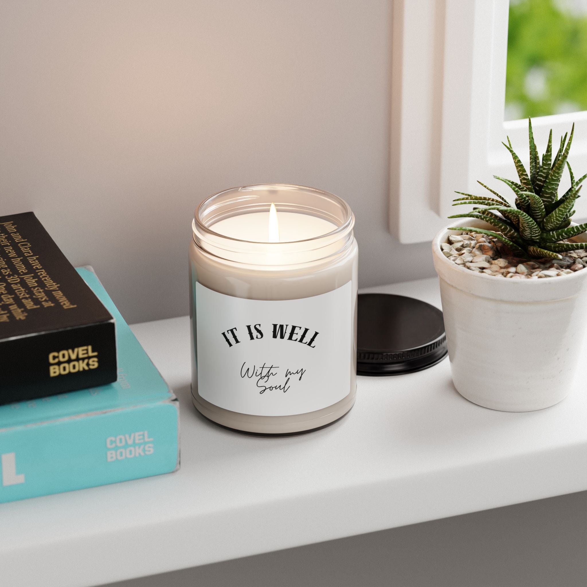 It Is Well Soy Candle — 9oz Scented Jar (With My Soul)