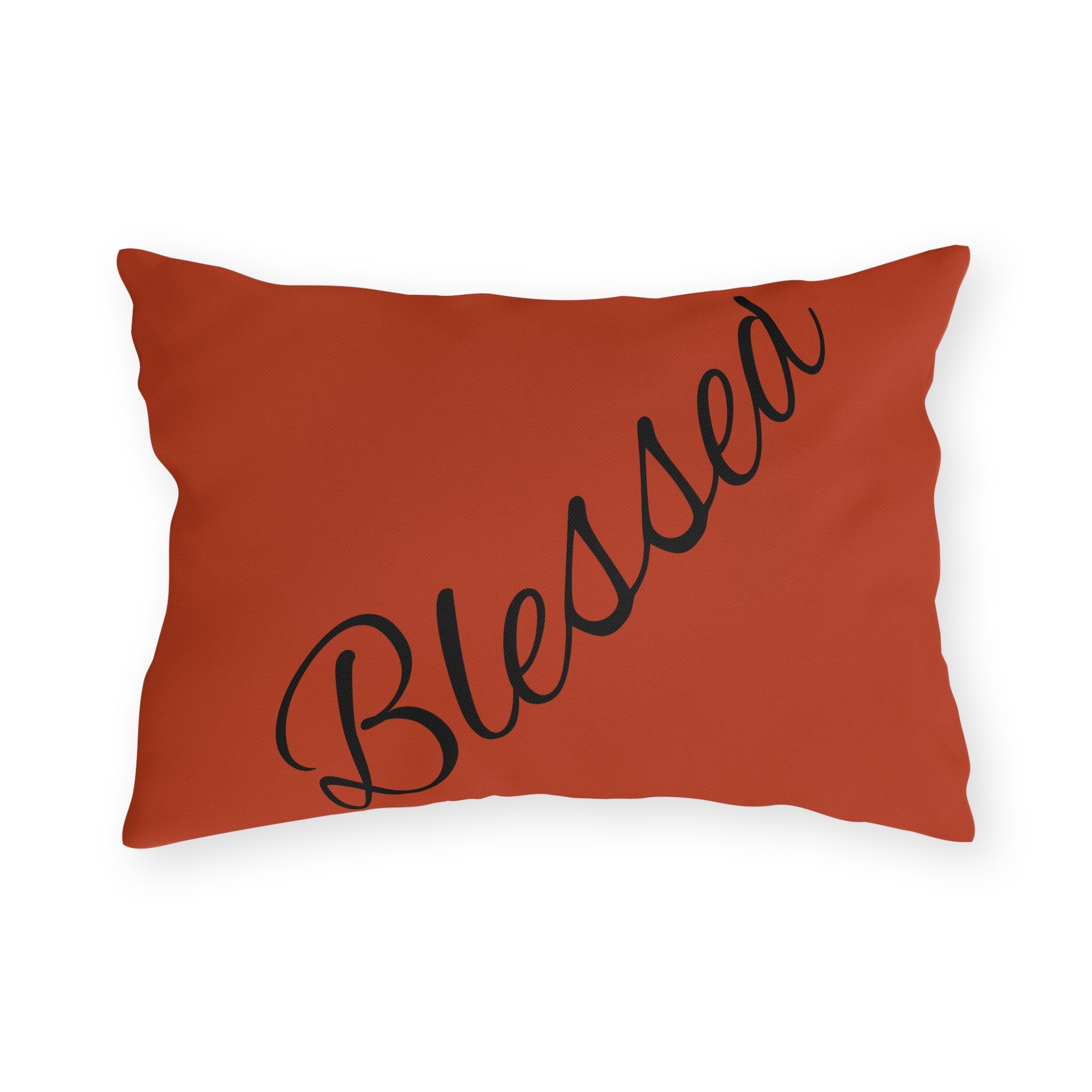 Outdoor Pillow — "Home Sweet Home" Monochrome Decorative Cushion for Porch & Patio