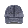 Blessed Embroidered Vintage Cap - Distressed Christian Baseball Hat