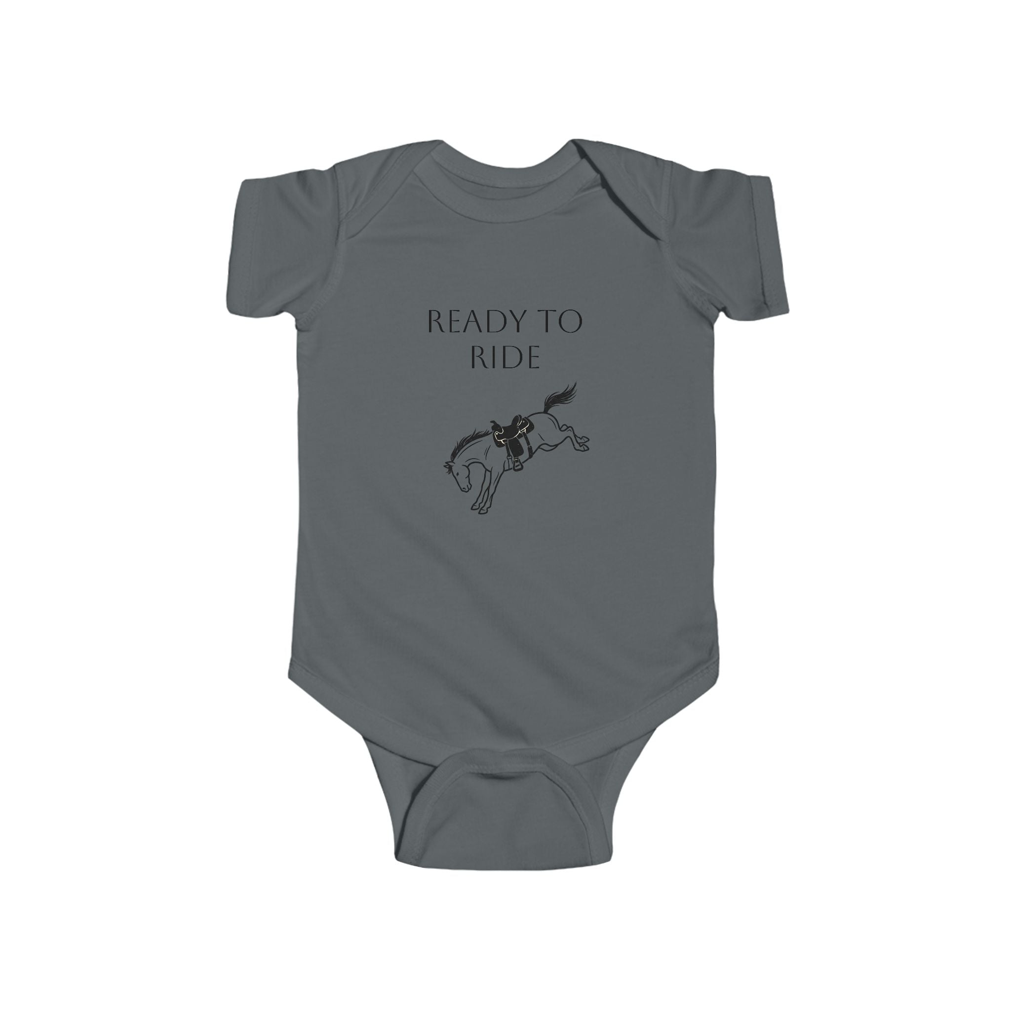 Infant Bodysuit "Ready to Ride" Rodeo Horse Baby Onesie