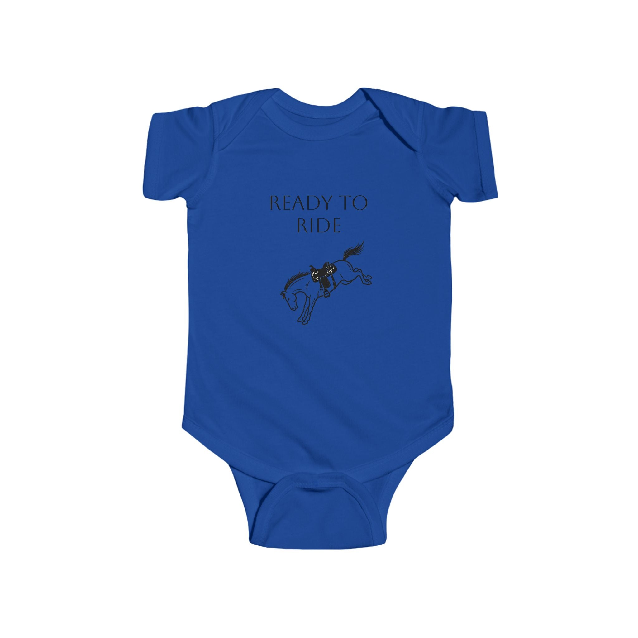 Infant Bodysuit "Ready to Ride" Rodeo Horse Baby Onesie