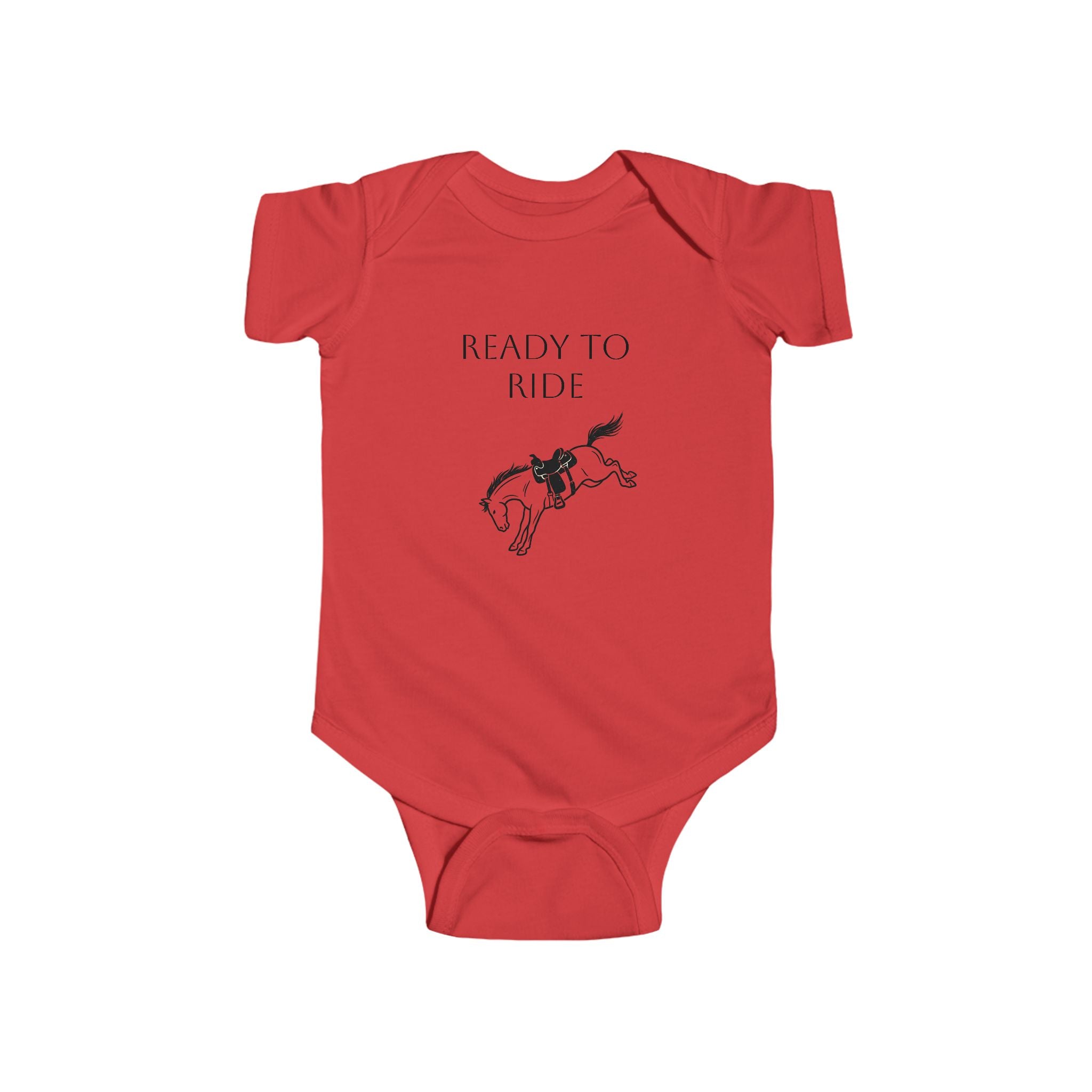 Infant Bodysuit "Ready to Ride" Rodeo Horse Baby Onesie