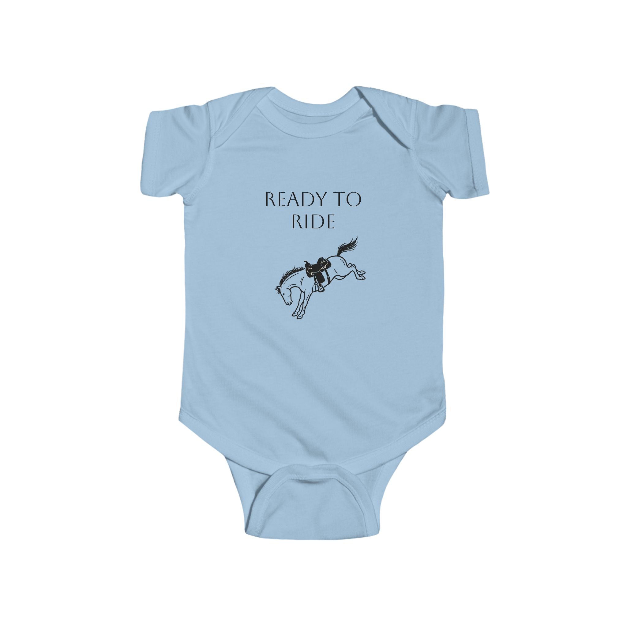 Infant Bodysuit "Ready to Ride" Rodeo Horse Baby Onesie