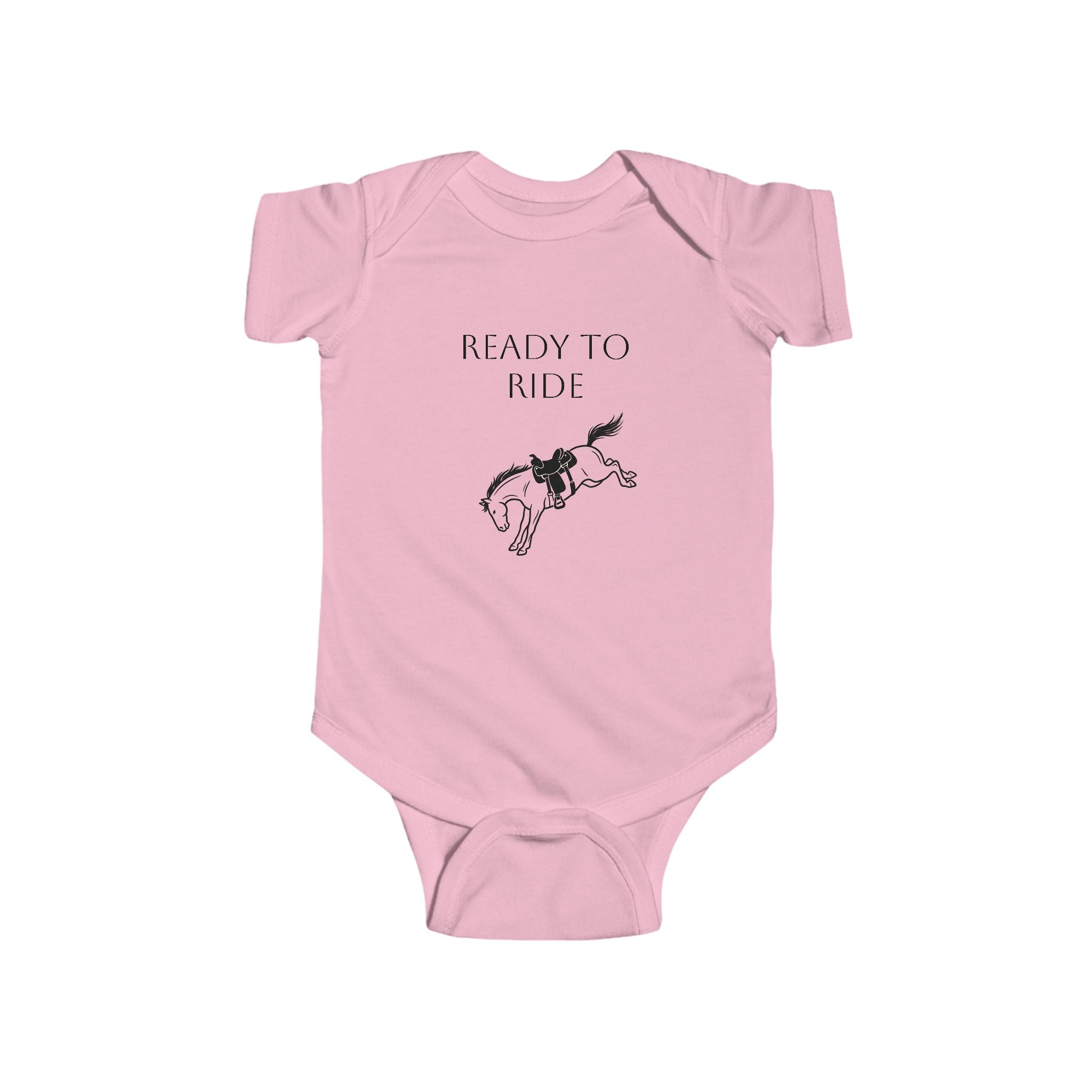 Infant Bodysuit "Ready to Ride" Rodeo Horse Baby Onesie