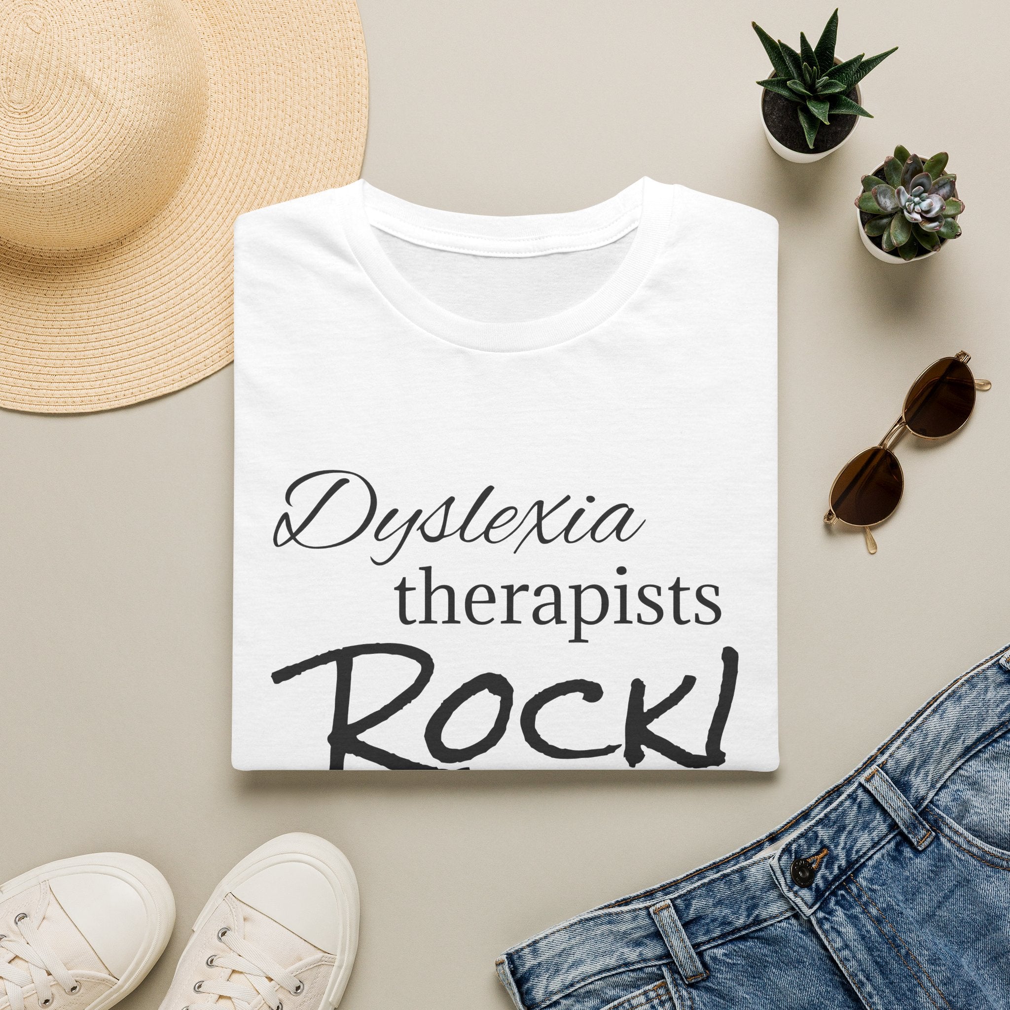 Dyslexia Therapists Rock T-Shirt