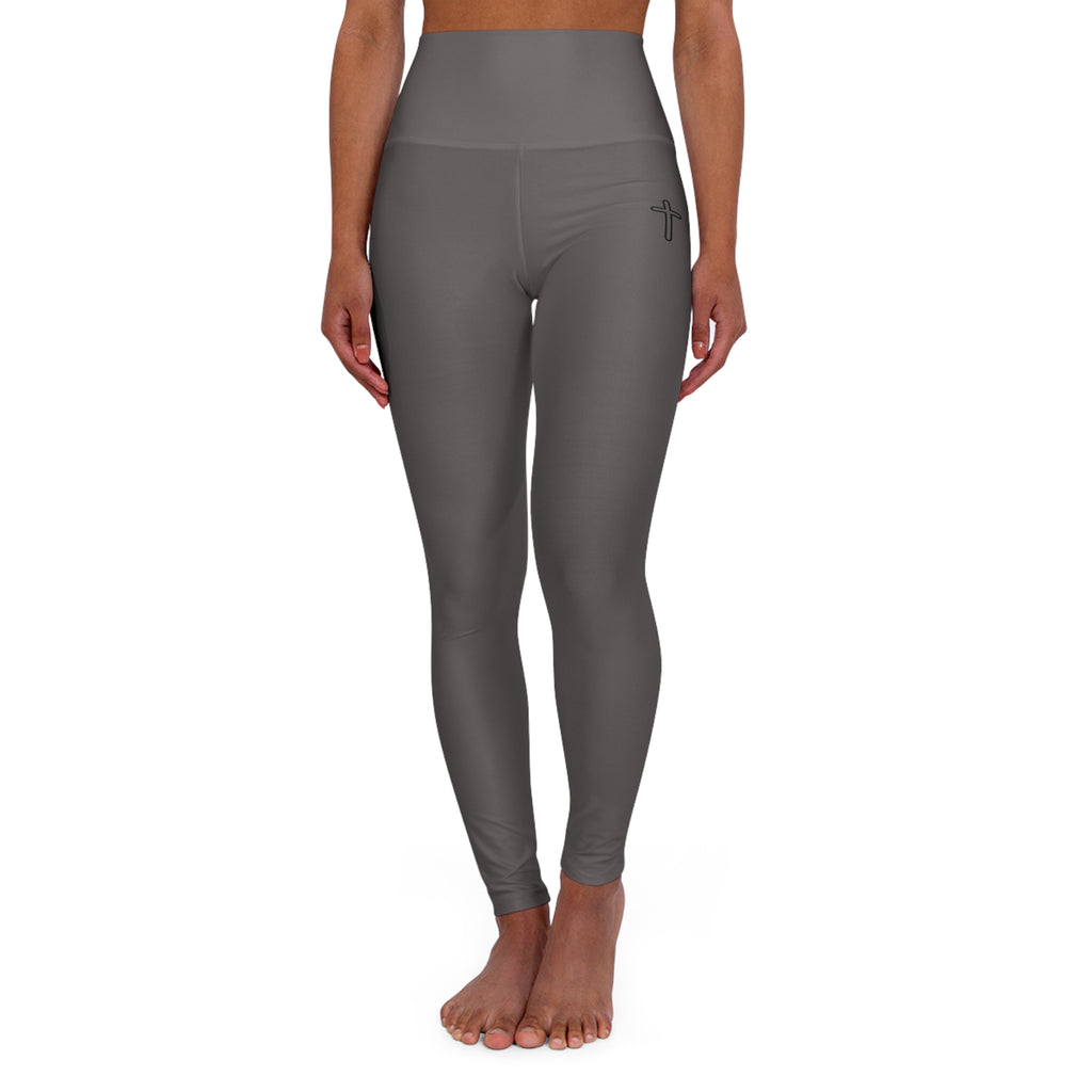 Blessed High-Waist Yoga Leggings — Comfortable AOP Activewear