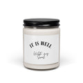 It Is Well Soy Candle — 9oz Scented Jar (With My Soul)