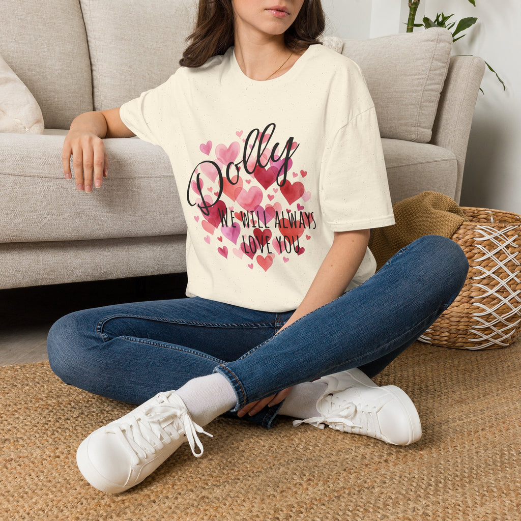 Dolly Pink Script T‑Shirt — 'Dolly' Cute Retro Graphic Top (We Will Always)