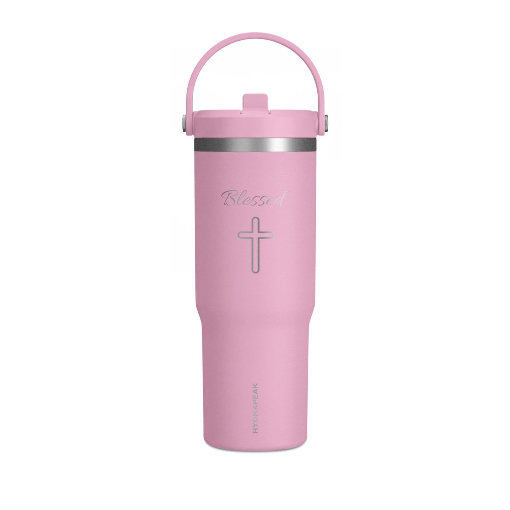 Blessed Cross 32oz Tumbler — Insulated Nomad Travel Cup
