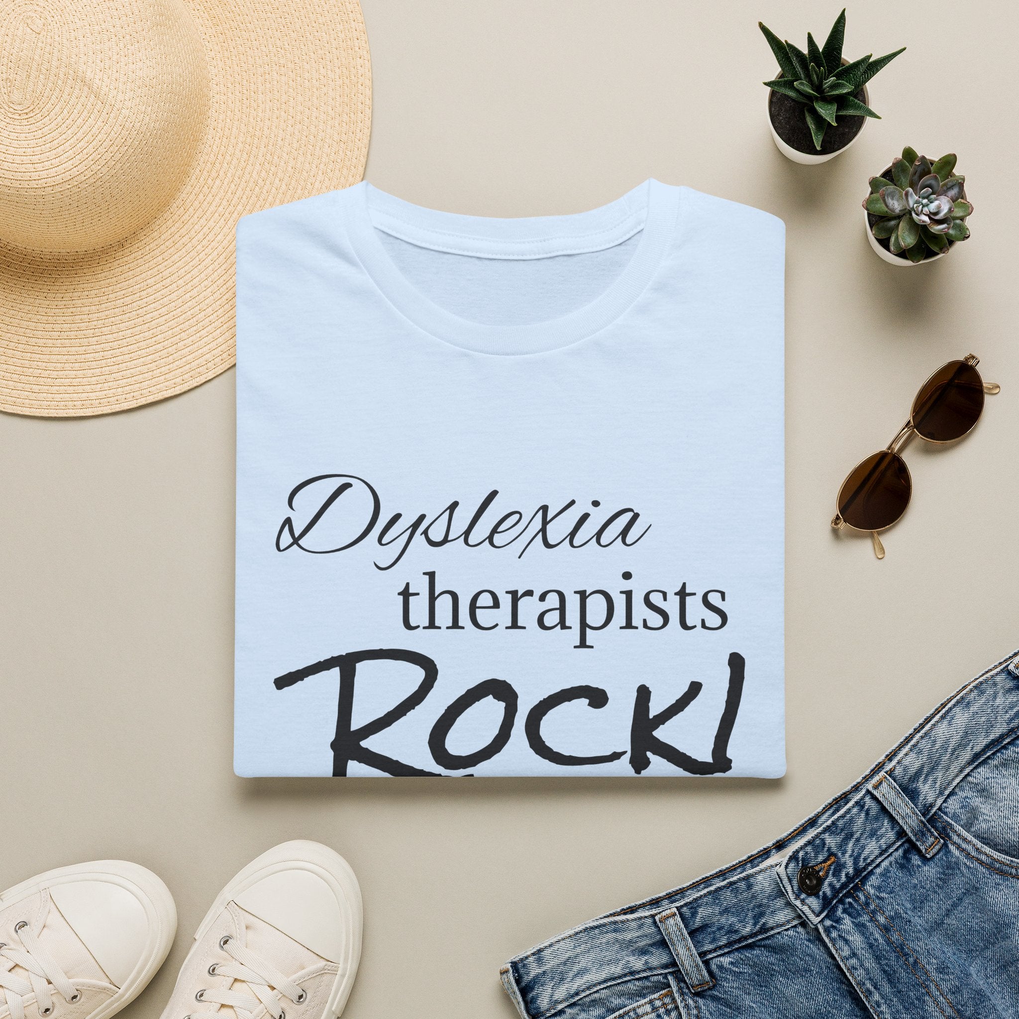 Dyslexia Therapists Rock T-Shirt