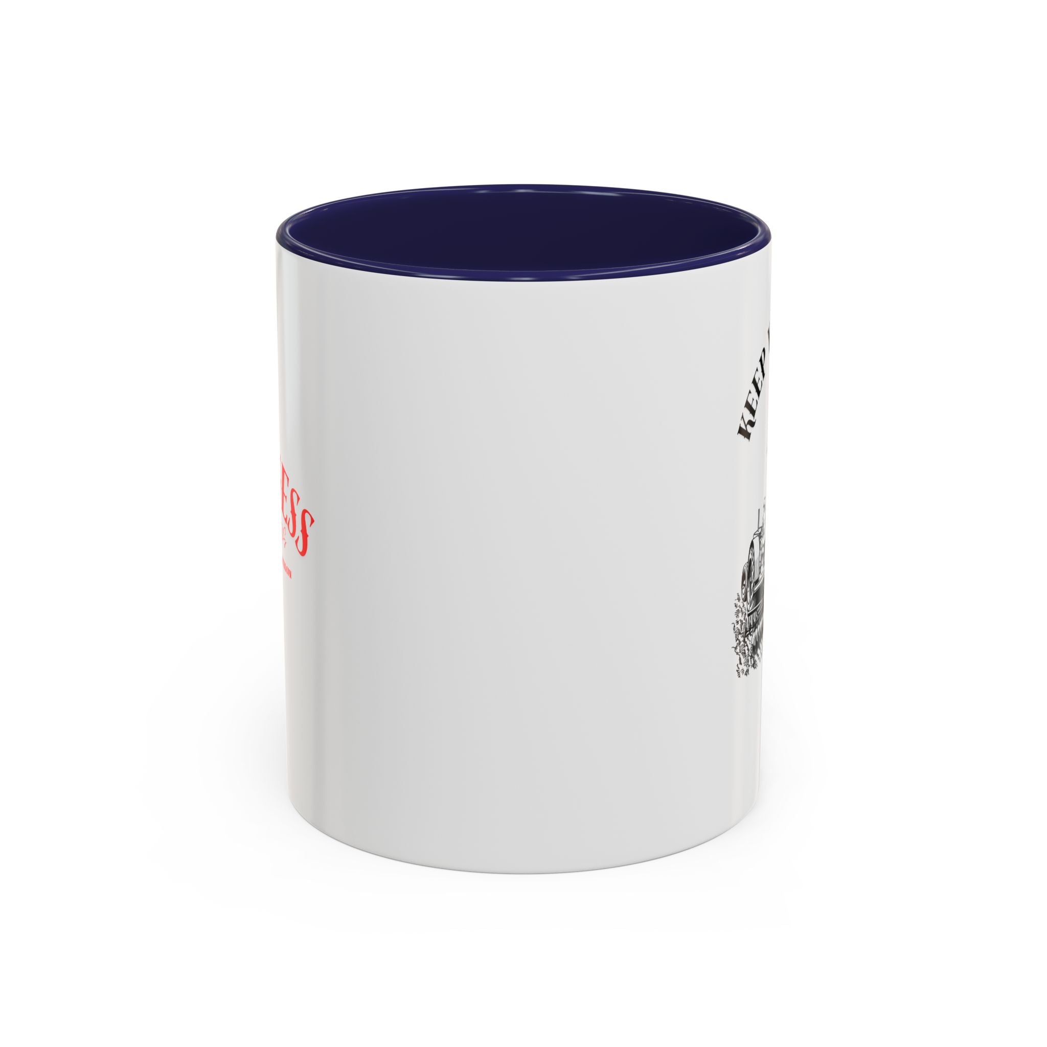 Keep Your Plow Coffee Mug — Vintage Tractor Farm Lover Accent Mug