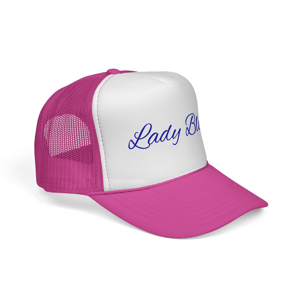 "Lady Blues" Script Mesh Baseball Hat