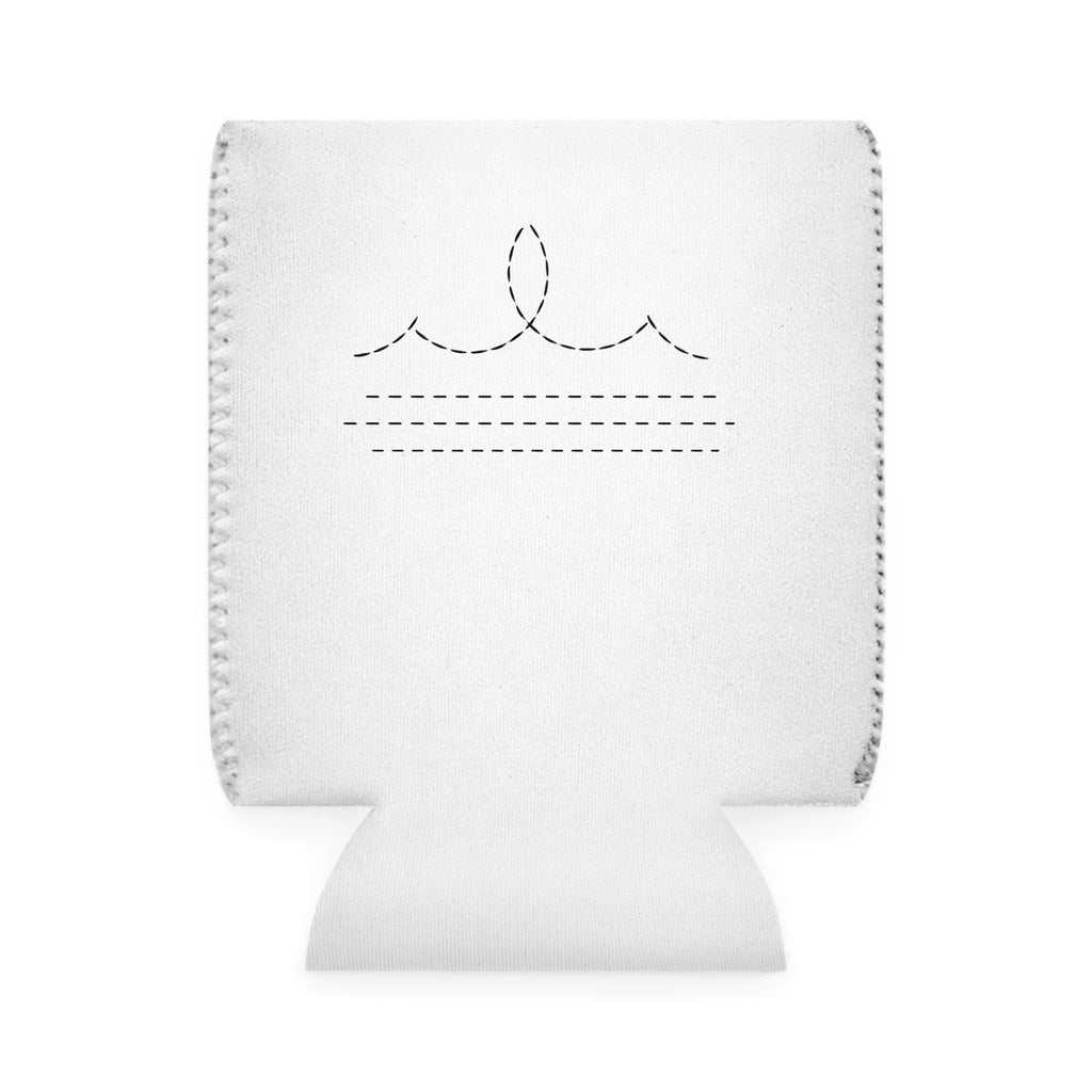 Can Cooler Sleeve - Minimal Wave Stitch Design Koozie