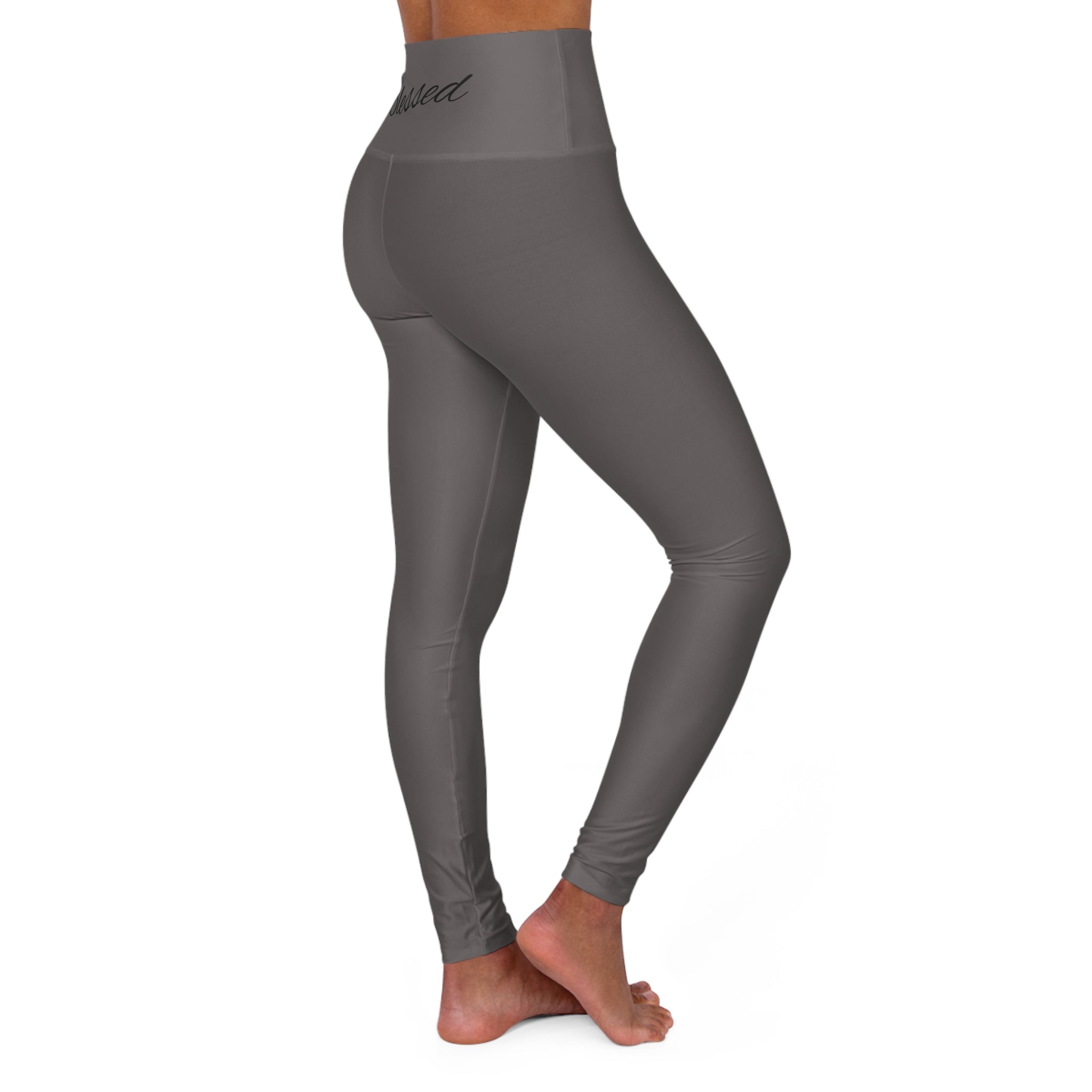 Blessed High-Waist Yoga Leggings — Comfortable AOP Activewear