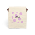 Copy of Canvas Lunch Bag — "Brown Baggin' It!" Reusable Insulated Lunch Tote with Strap