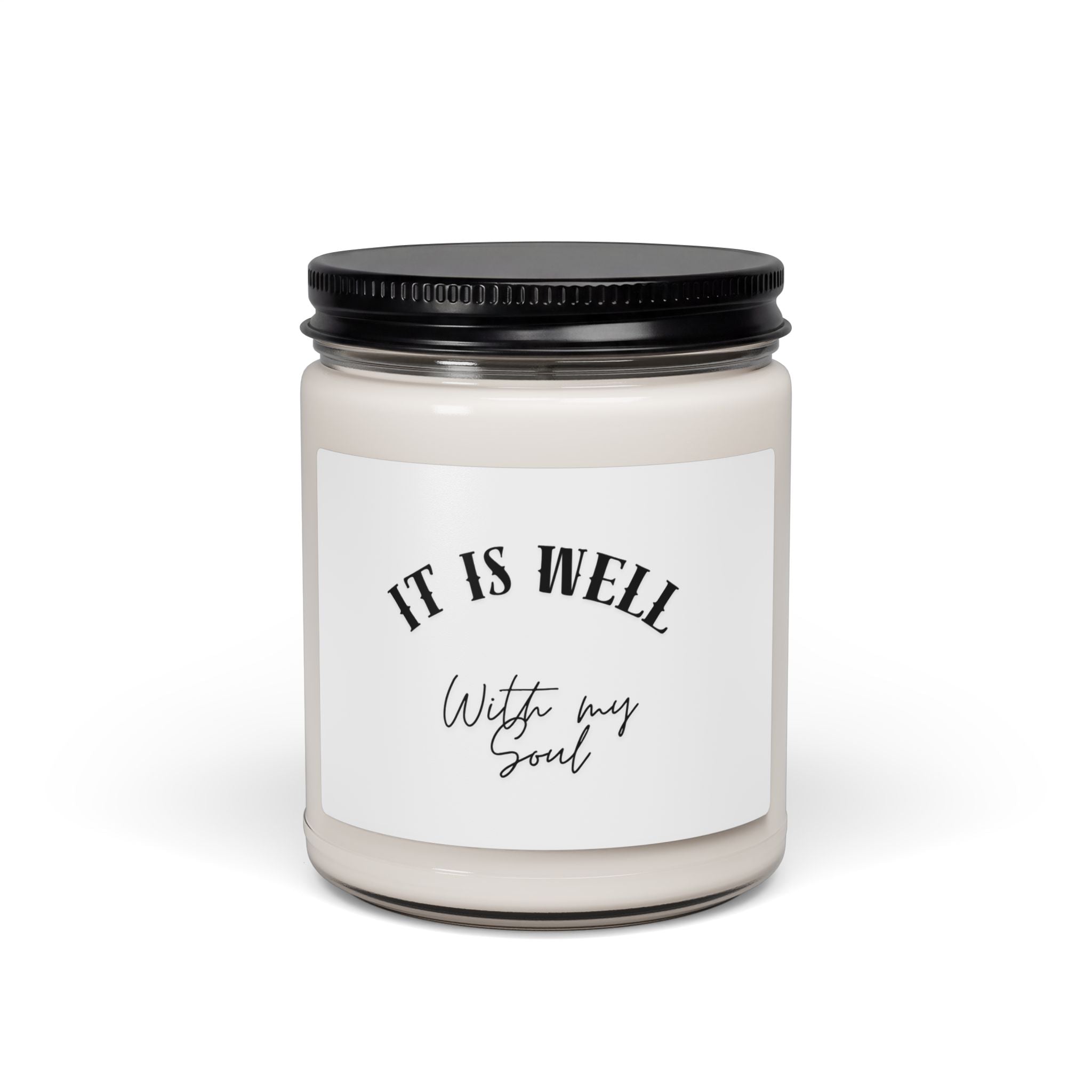 It Is Well Soy Candle — 9oz Scented Jar (With My Soul)