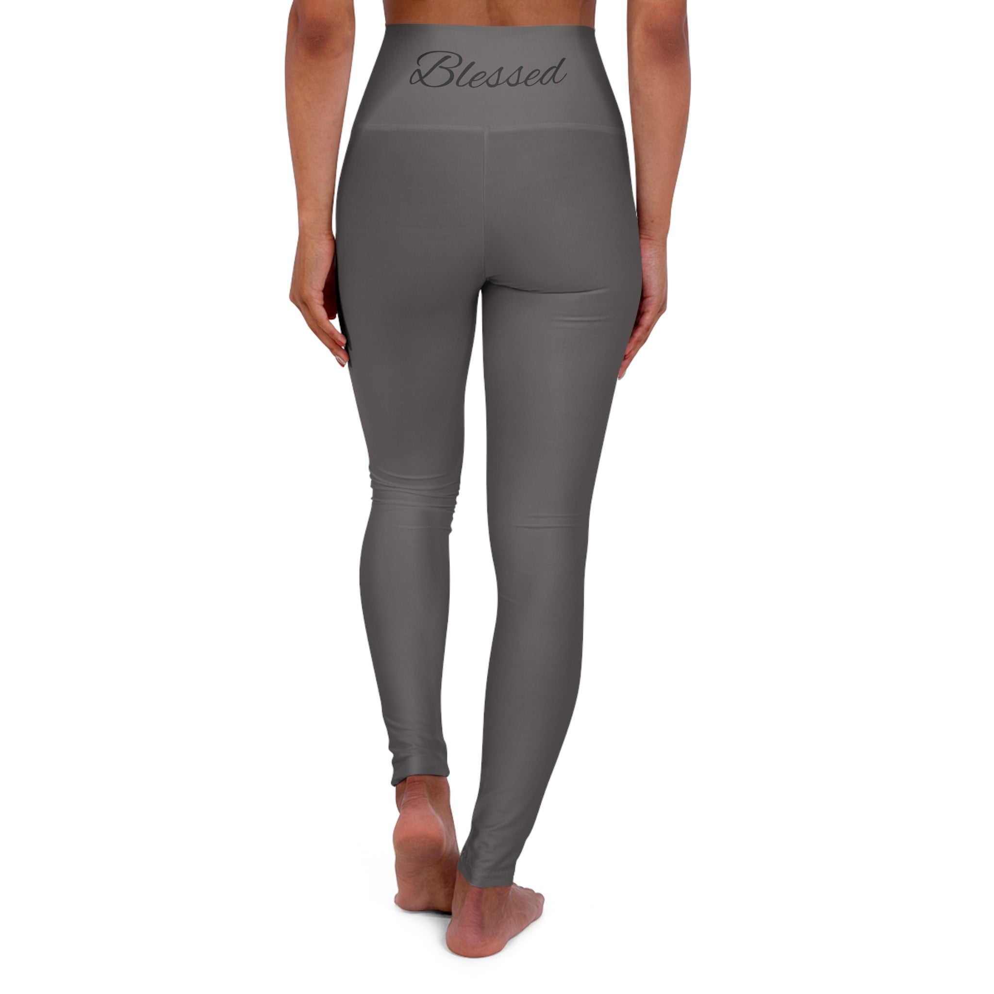 Blessed High-Waist Yoga Leggings — Comfortable AOP Activewear