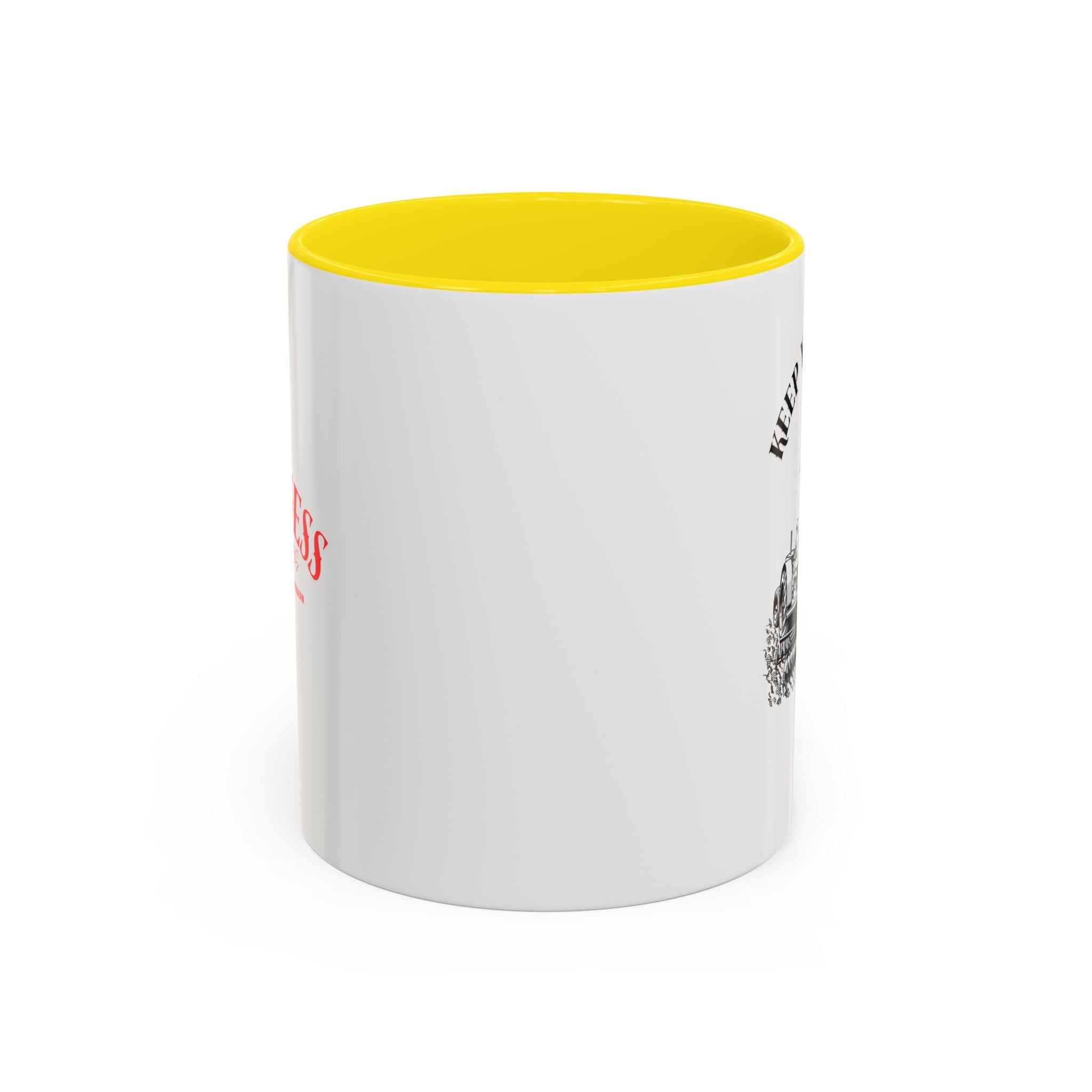 Keep Your Plow Coffee Mug — Vintage Tractor Farm Lover Accent Mug
